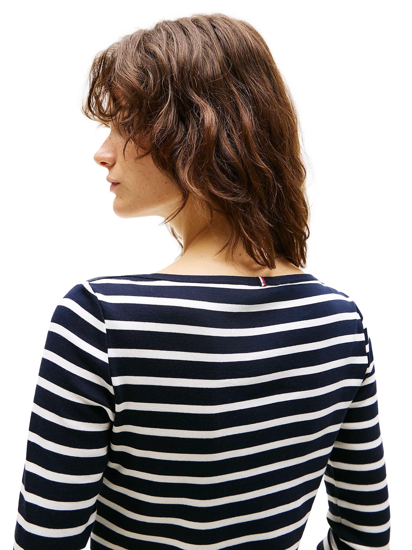 Tommy Hilfiger New Cody Slim Boat - NK 3/4 Slv Genser Marine - chrismoa.no