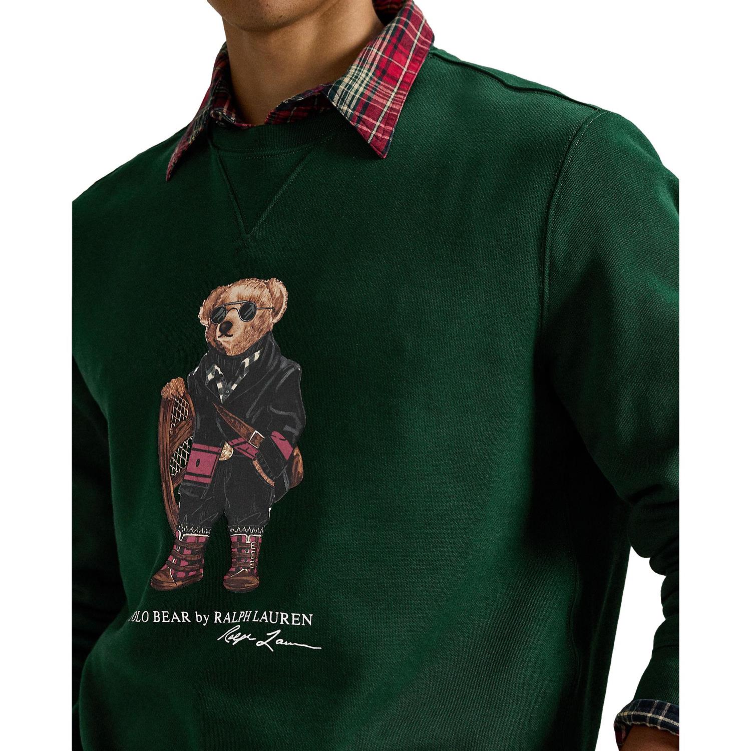 Polo Ralph Lauren Polo Bear Fleece Sweatshirt Genser Flaskegrønn