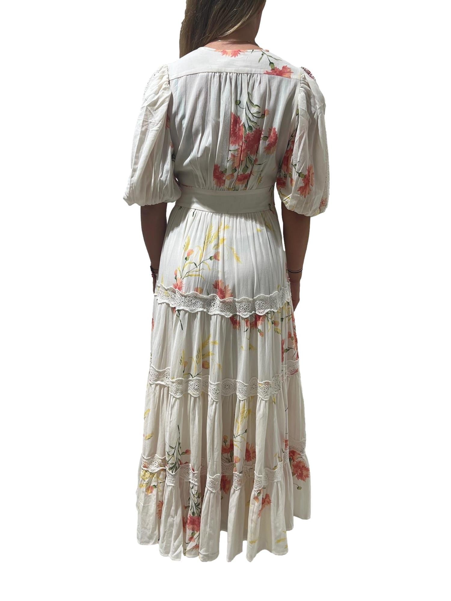 By TiMo Cotton Slub Tiered Dress Kjole Mønster - chrismoa.no