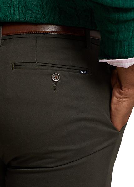 Polo Ralph Lauren Stretch Slim Fit Chino Pant Bukse Mørkegrønn - chrismoa.no
