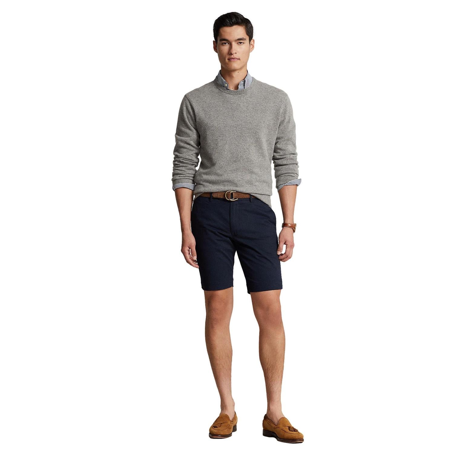 Polo Ralph Lauren 9.5-INCH STRETCH SLIM FIT CHINO SHORT Shorts Marine - chrismoa.no