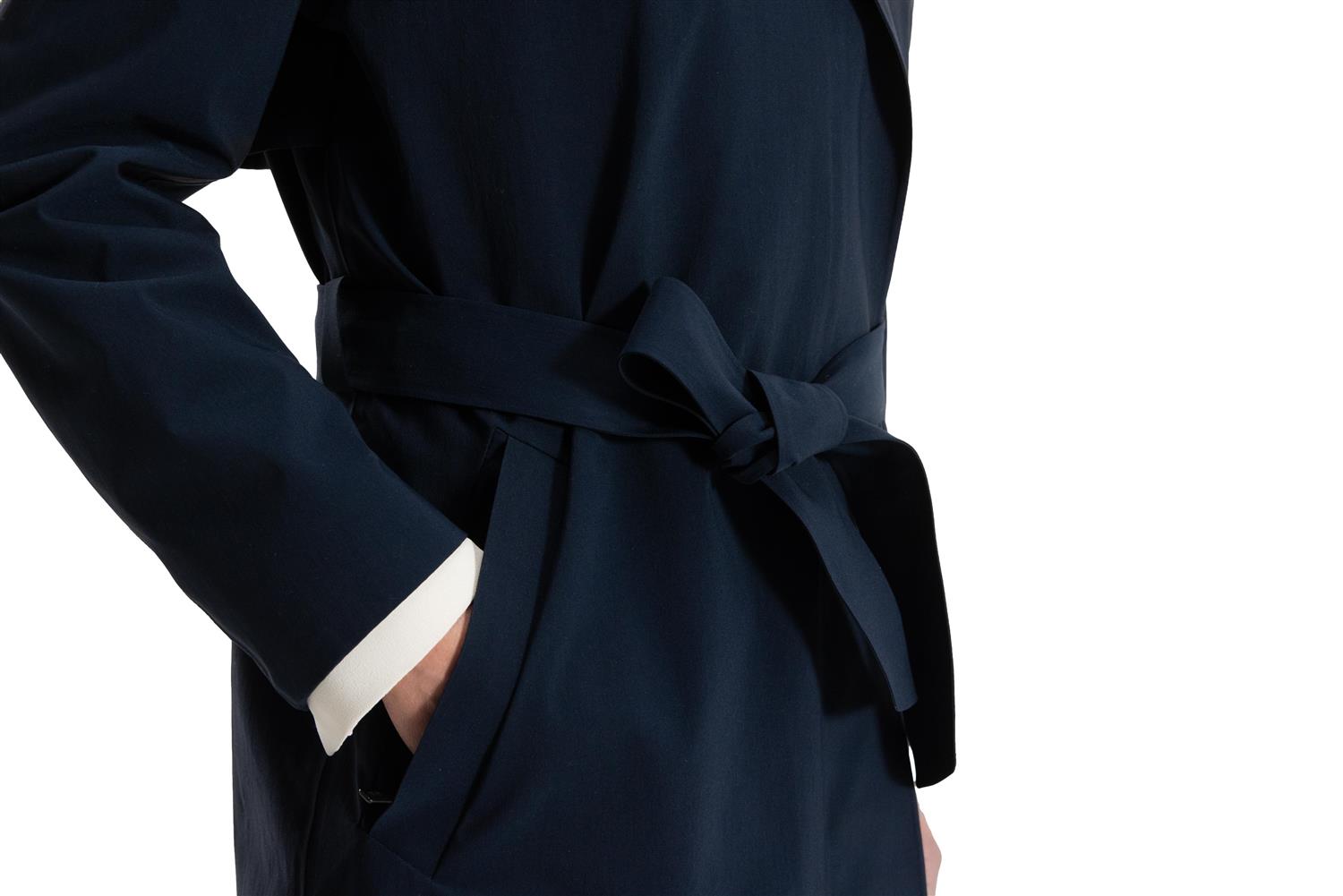 UBR Skylar Trench Jakke Marine - chrismoa.no