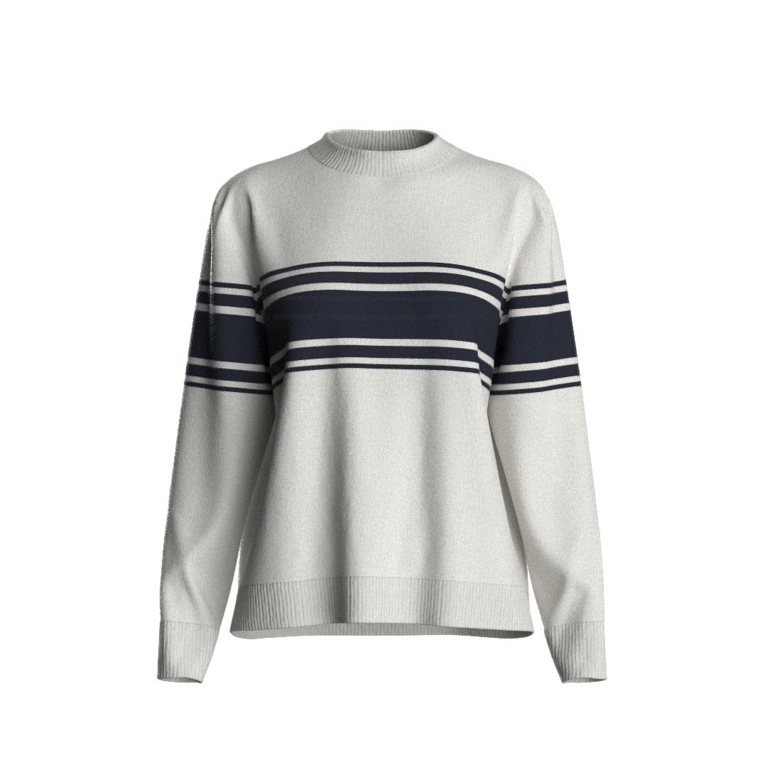 We Norwegians Yacht Sweater Women Genser Off-White - chrismoa.no