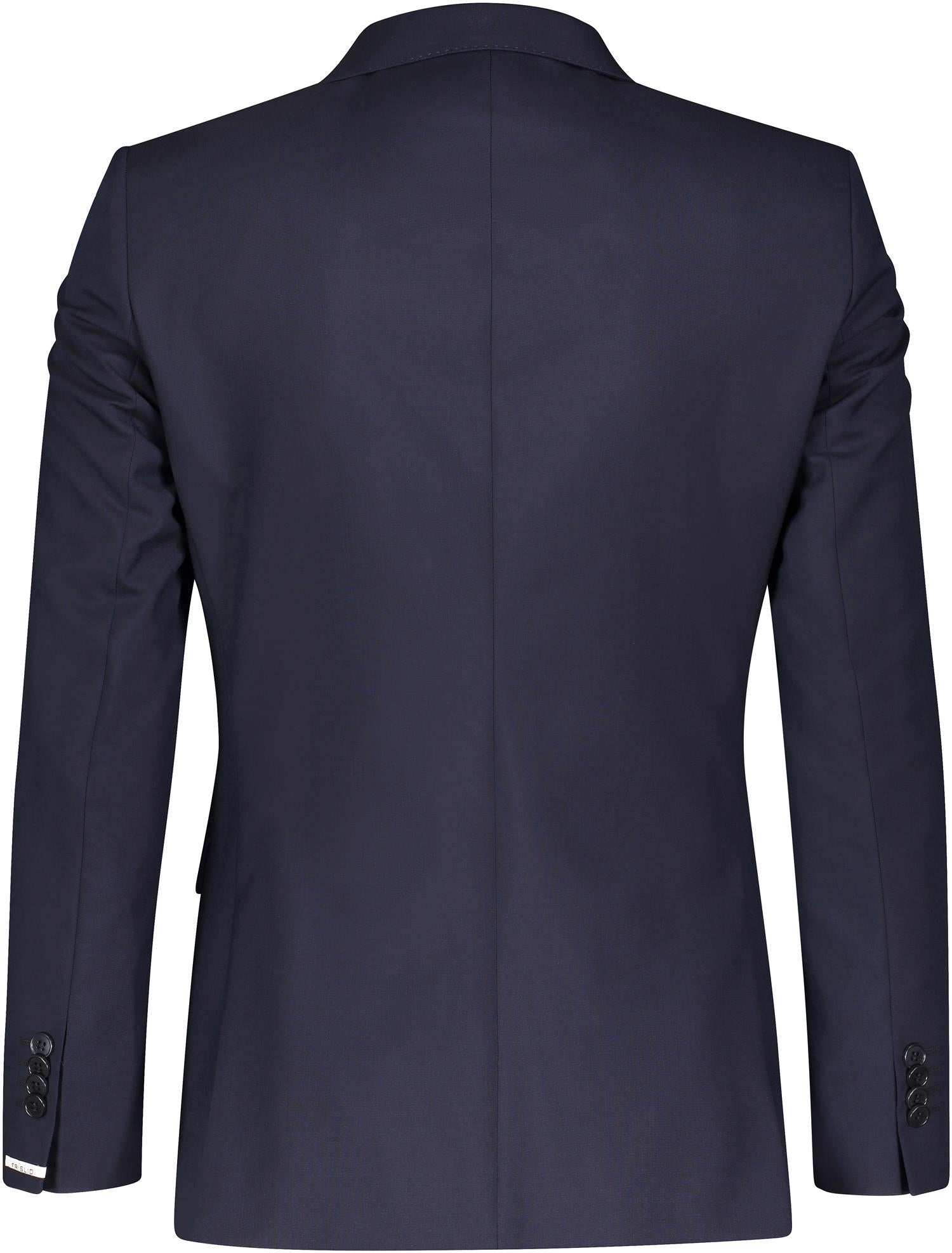Frislid Jonas dressjakke i marineblått, elegant og myk med knapper, perfekt for kveldsbruk eller formelle anledninger.
