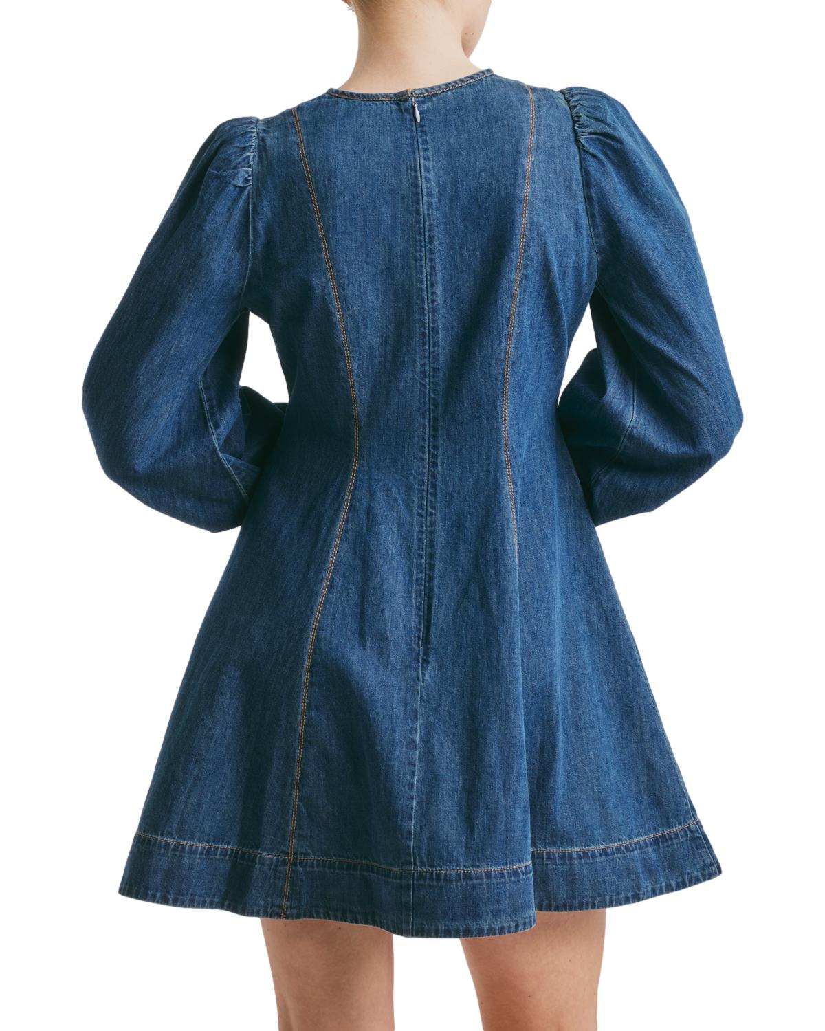 By TiMo Denim Fitted Dress Kjole Denim