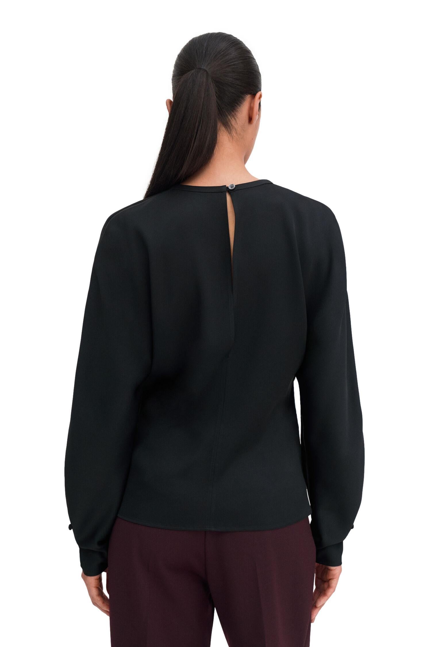 Filippa K Batwing Top Bluse Sort - chrismoa.no