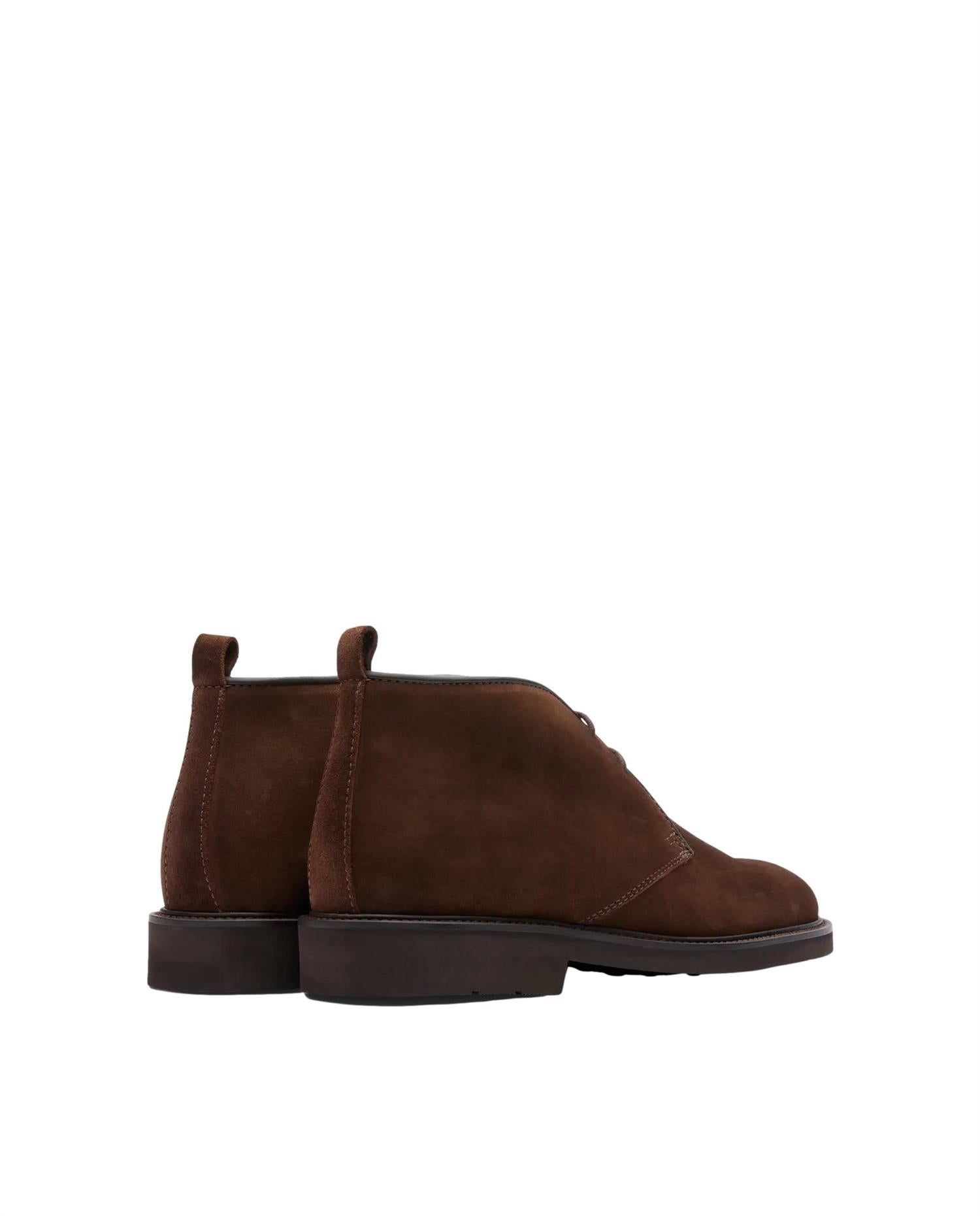 Lottusse Baltimore Brown Suede Calf Ankle Boots Sko Brun - chrismoa.no