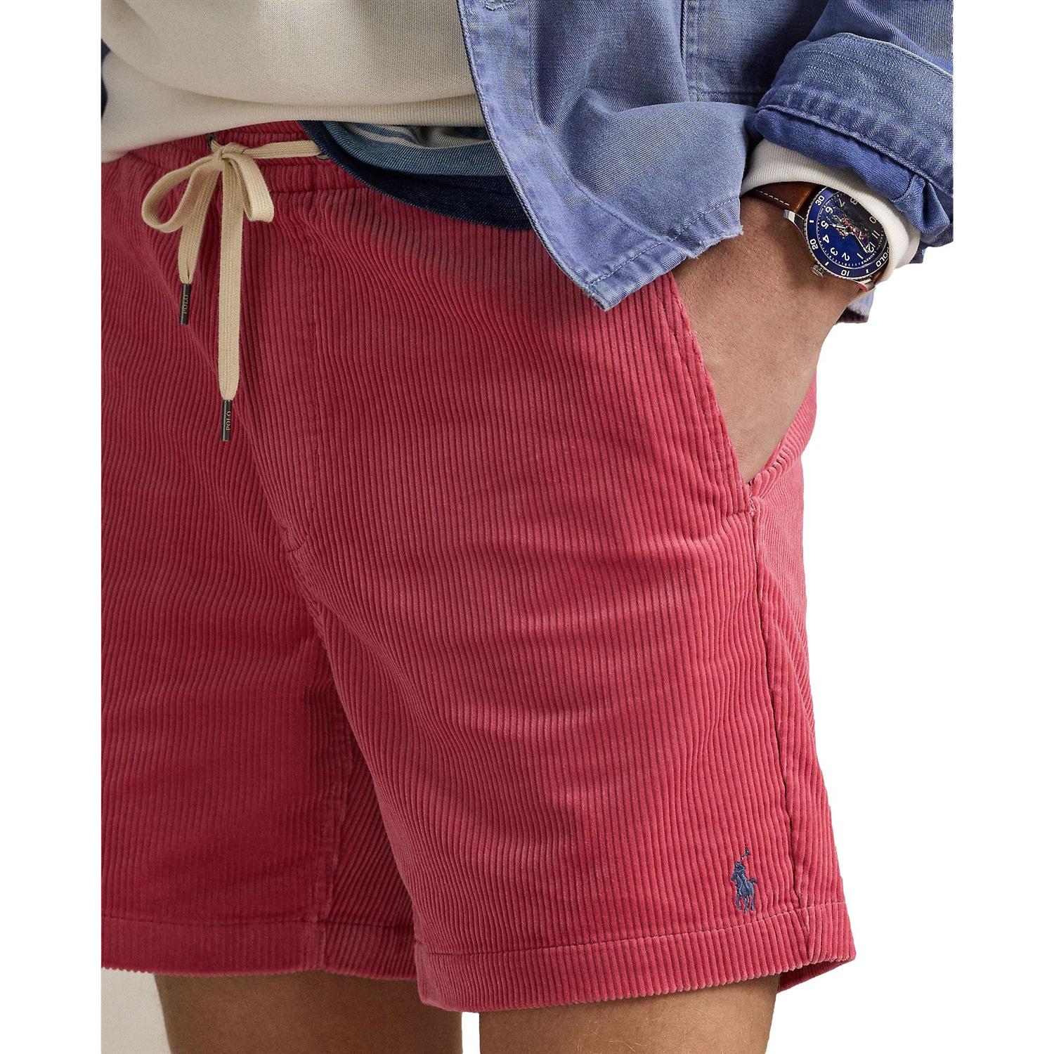 Polo Ralph Lauren 6-INCH POLO PREPSTER CORDUROY SHORT Shorts Rosa - chrismoa.no