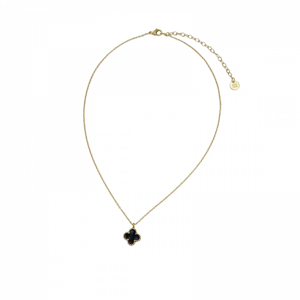 Bud to Rose Clover Necklace Smykke Gull - chrismoa.no
