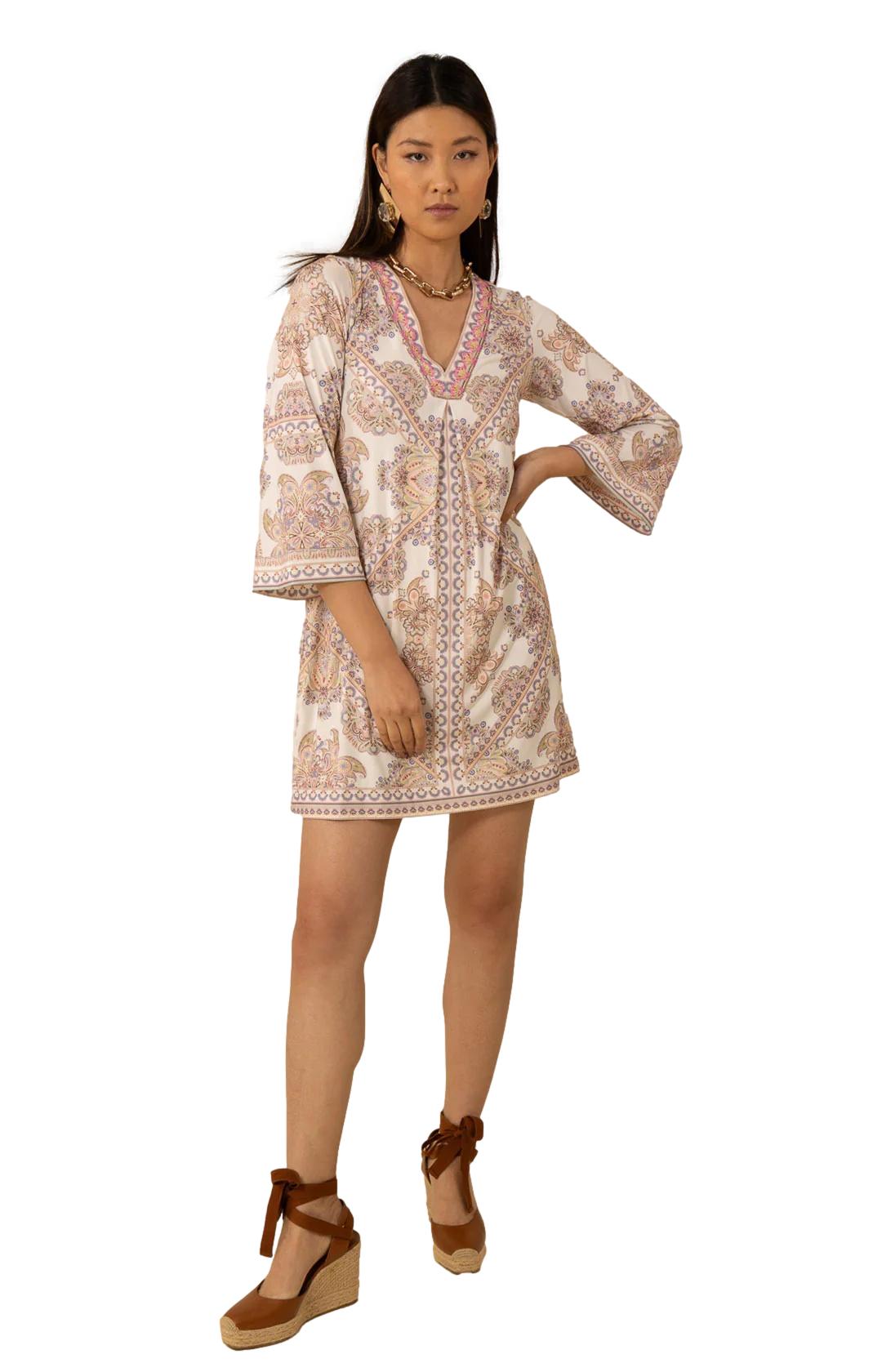 Hale Bob Zariah Beaded Dress Kjole Mønster - chrismoa.no