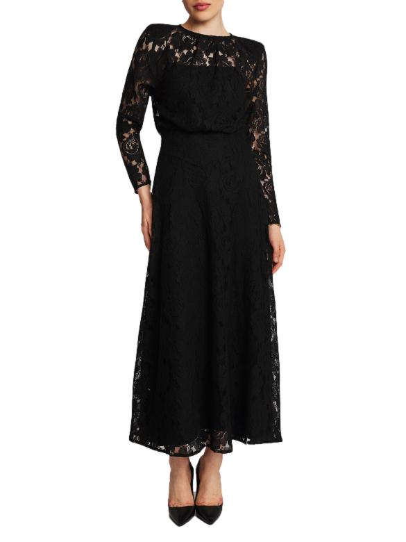 By TiMo Lace Gown Kjole Sort
