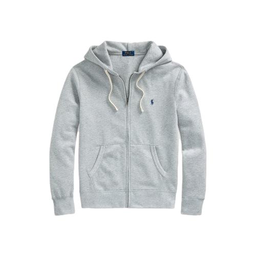 Polo Ralph Lauren The Rl Fleece Hoodie Genser Lysegrå - chrismoa.no