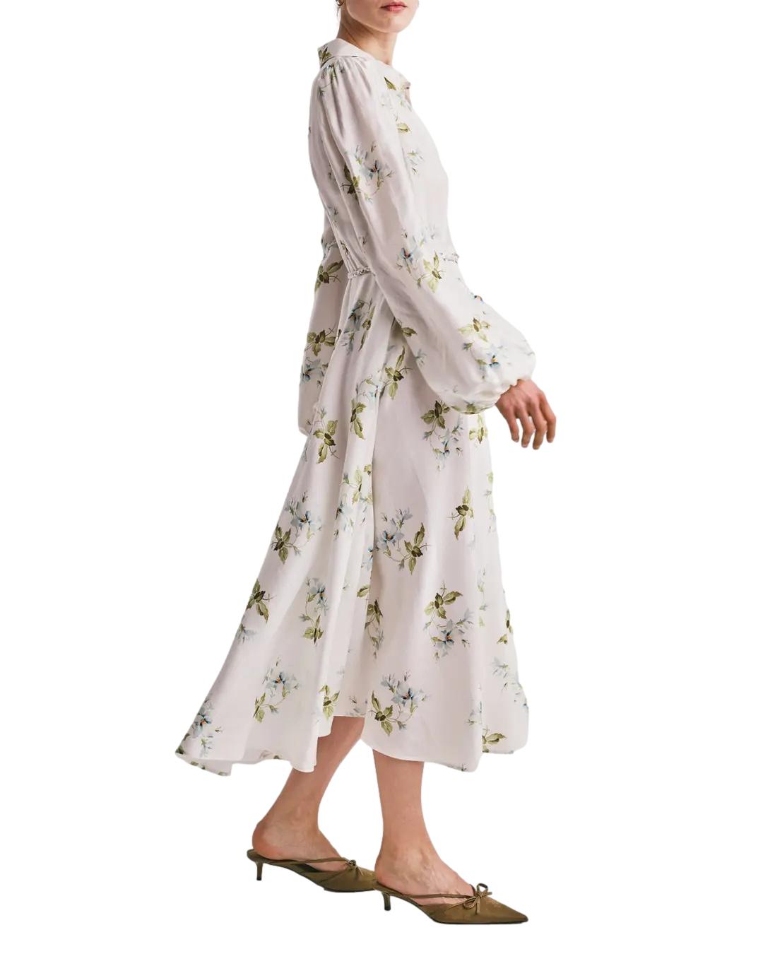 By TiMo Viscose Shirt Dress Kjole Hvit - chrismoa.no