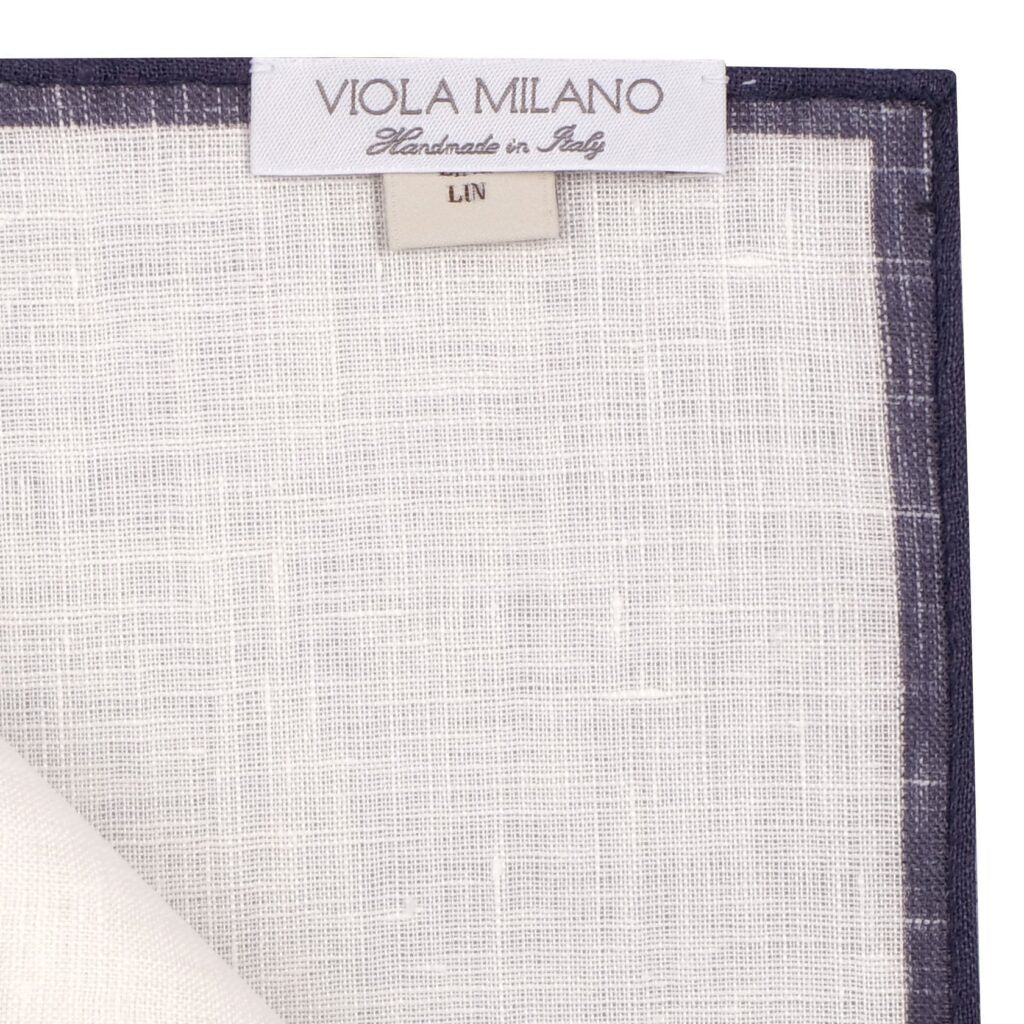 Viola Milano Classic Shoestring Tørkle Marine - chrismoa.no