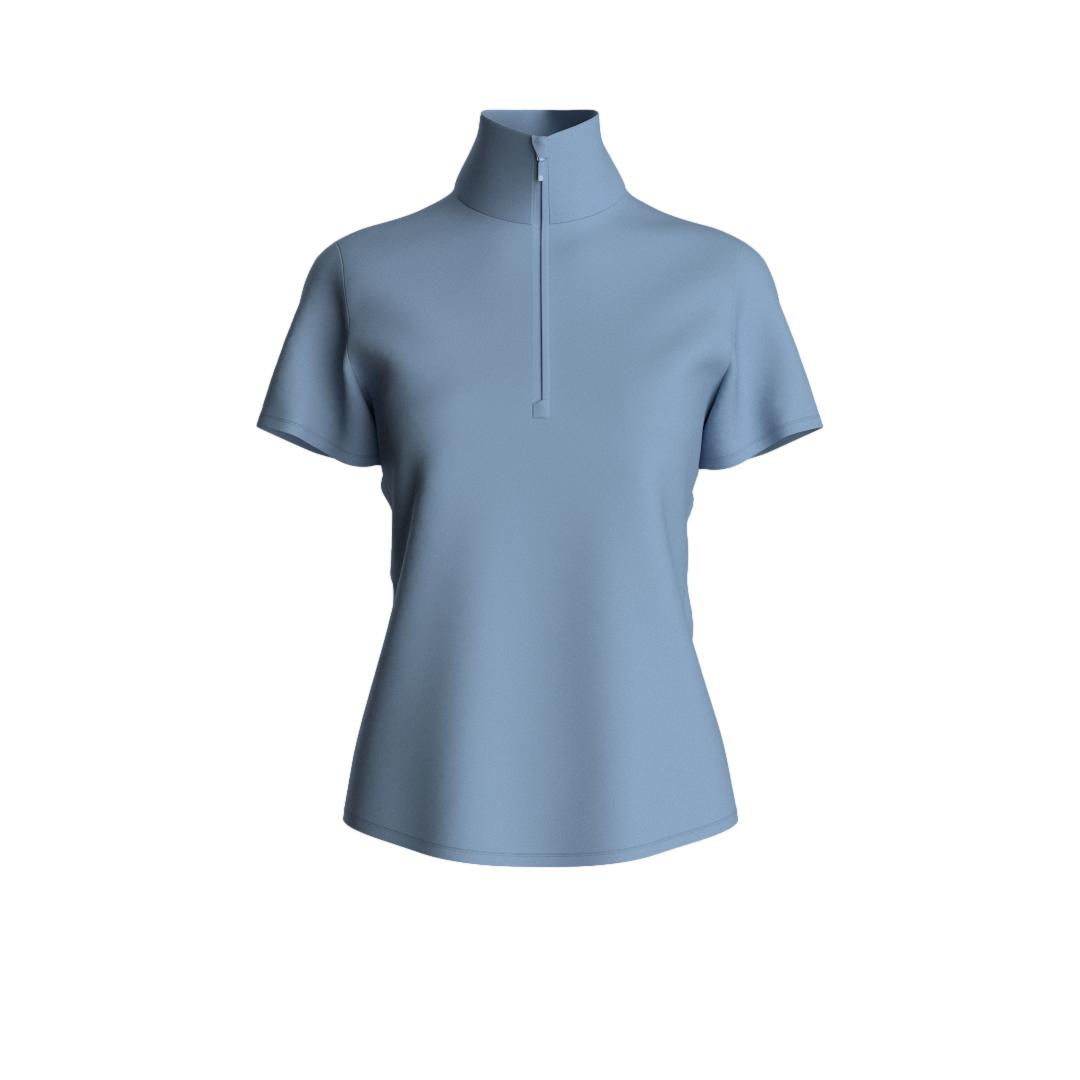 We Norwegians Honar Zipped top T-Shirt Lyseblå - chrismoa.no