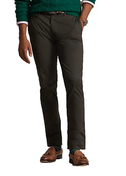 Polo Ralph Lauren Stretch Slim Fit Chino Pant Bukse Mørkegrønn - chrismoa.no