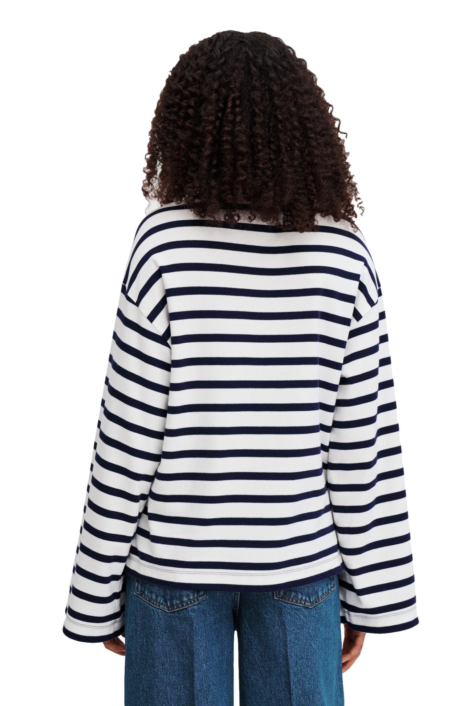 Filippa K Cotton Mariner Top Genser Striper - chrismoa.no