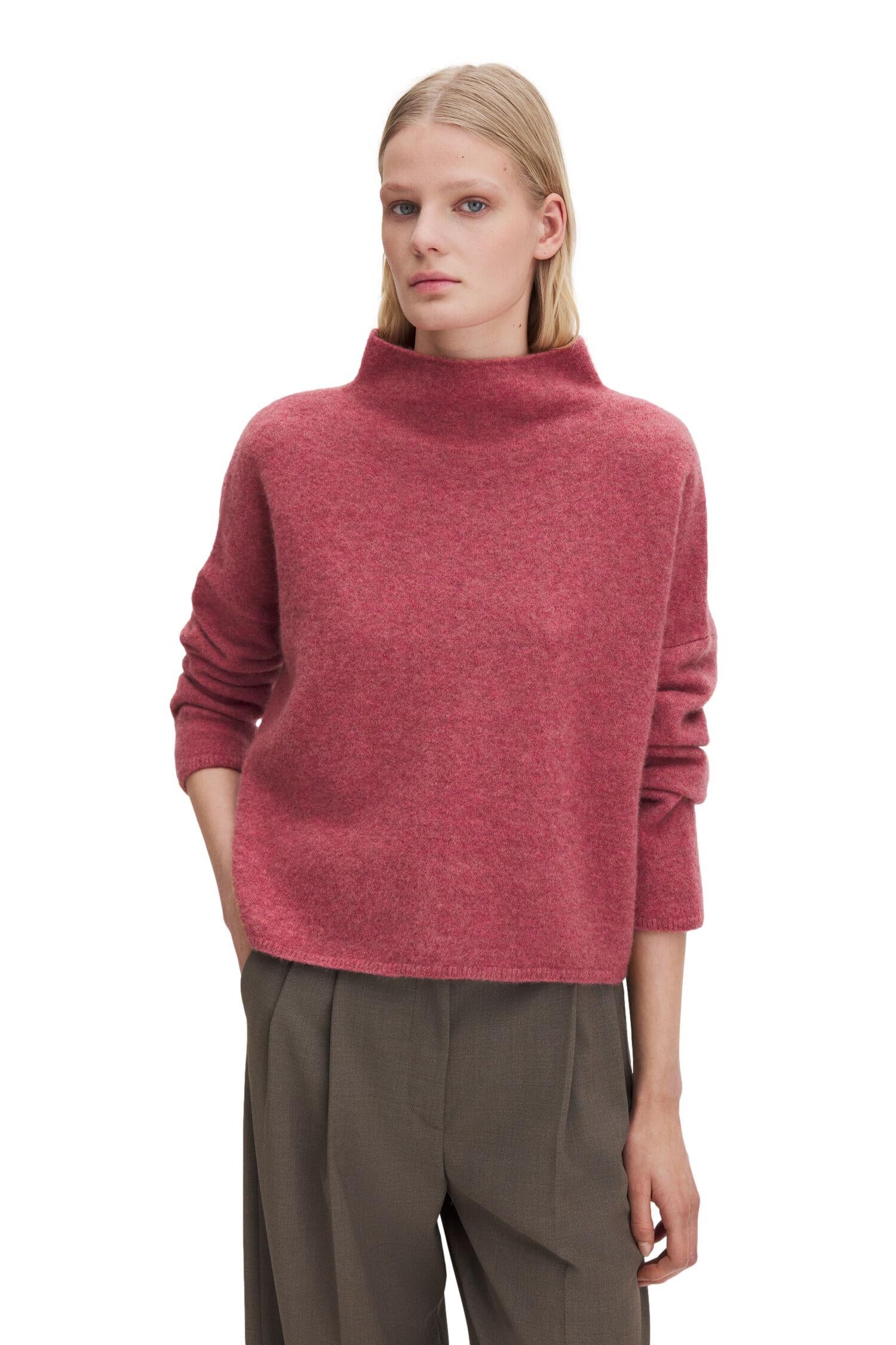 Filippa K Mika Yak Funnelneck Sweater Genser Lyserød