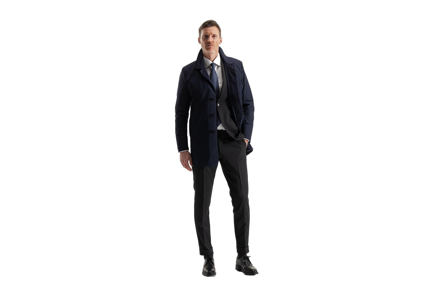 UBR Maestro Coat Jakke Marine - chrismoa.no