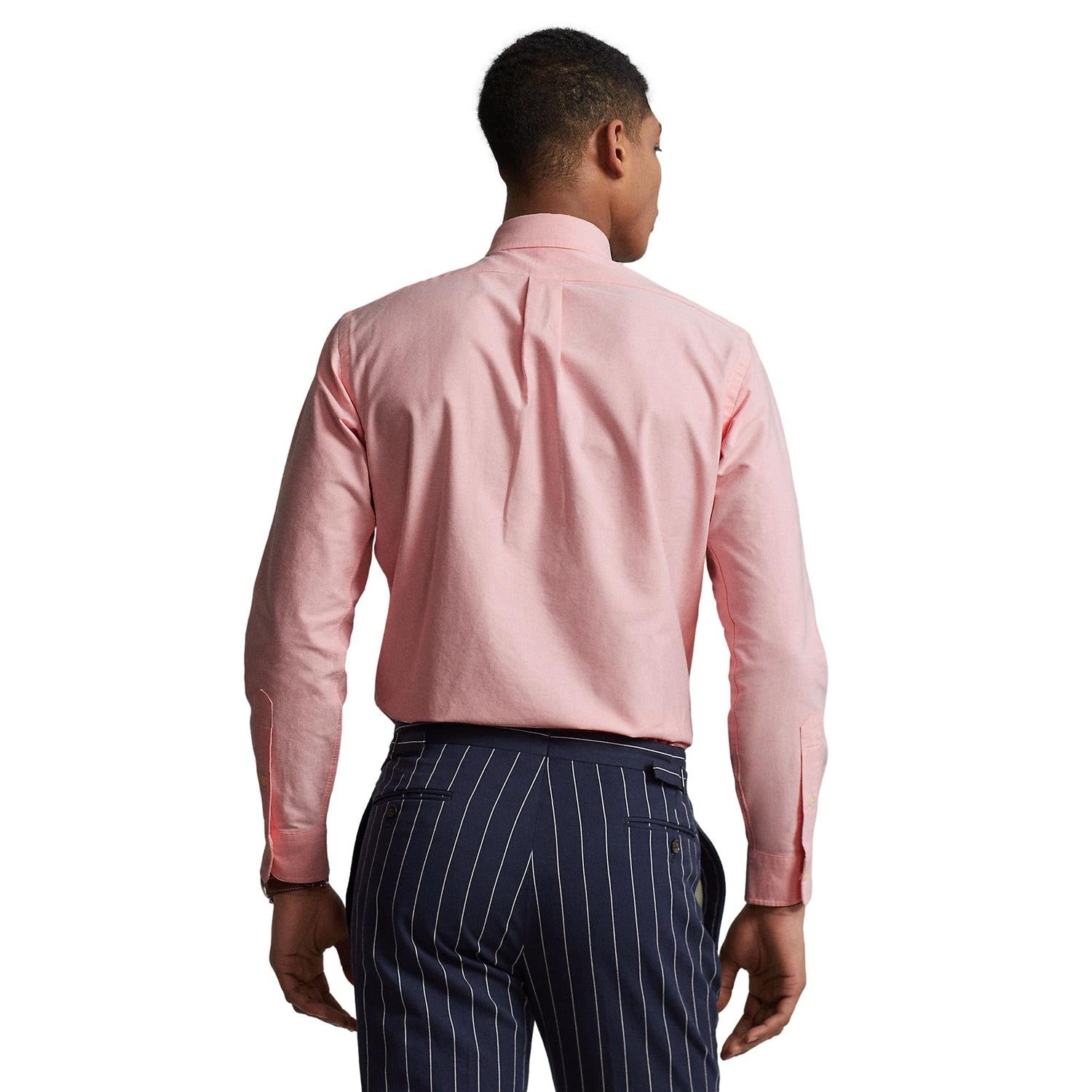 Polo Ralph Lauren Custom Fit Oxford Shirt Skjorte Rosa - chrismoa.no