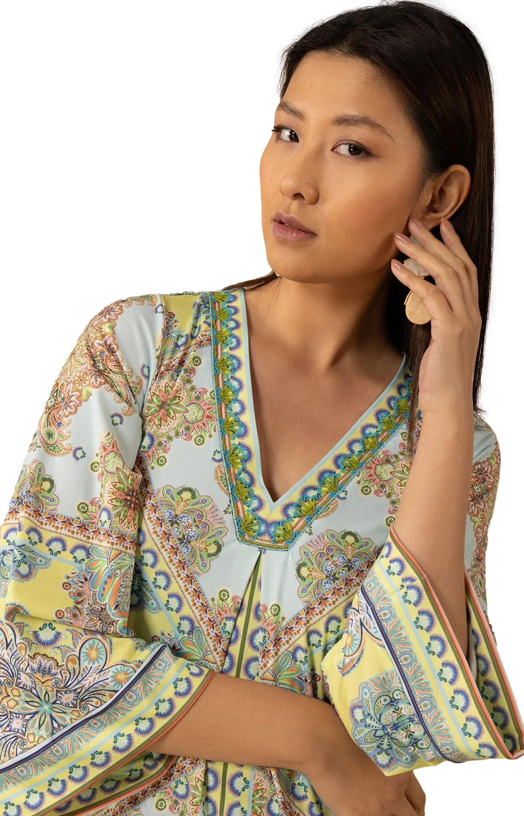 Hale Bob Zariah Beaded Dress Kjole Turkis - chrismoa.no