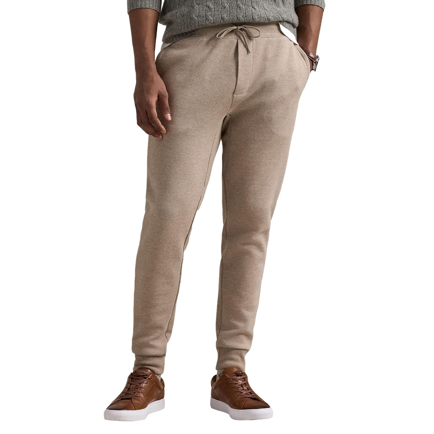 Polo Ralph Lauren Double-Knit Jogger Pant Joggebukse Mørk Beige - chrismoa.no