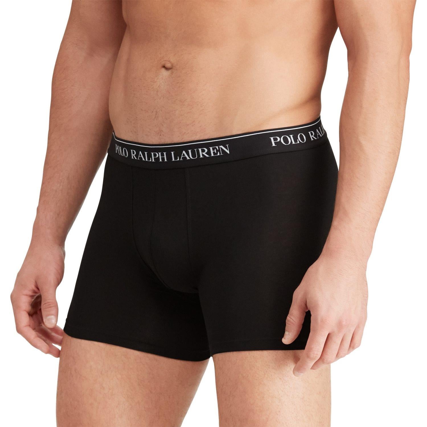 Polo Ralph Lauren 3 Pack Boxer Brief Undertøy Sort - chrismoa.no