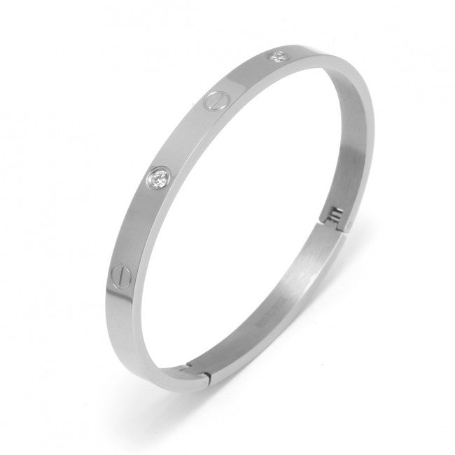 Bud to Rose Carmen Bracelet Steel Armbånd Sølv - chrismoa.no