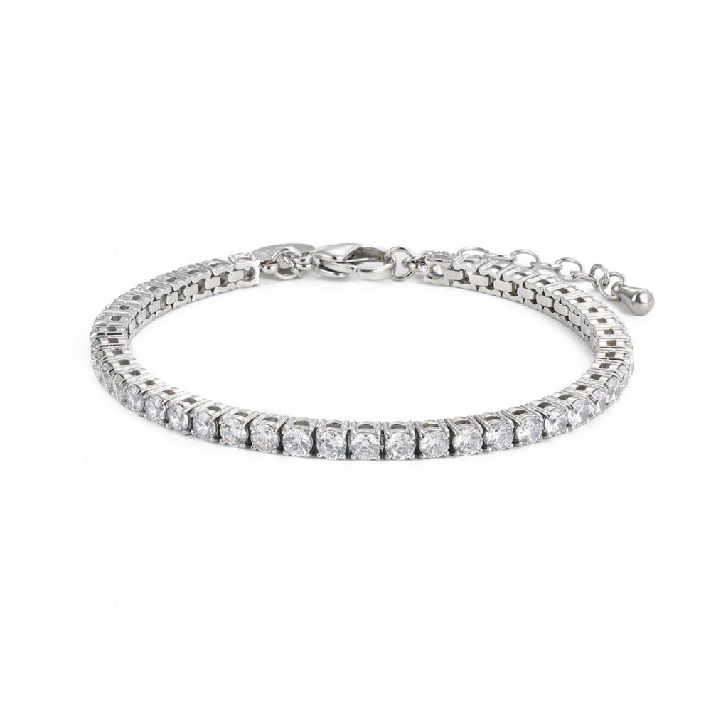 Bud to Rose Stella Tennisbracelet 4mm Silver Armbånd Sølv - chrismoa.no