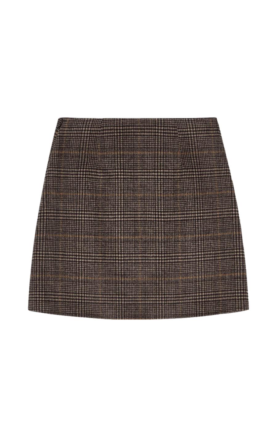 Busnel Marit Checked skirt Skjørt Ruter - chrismoa.no