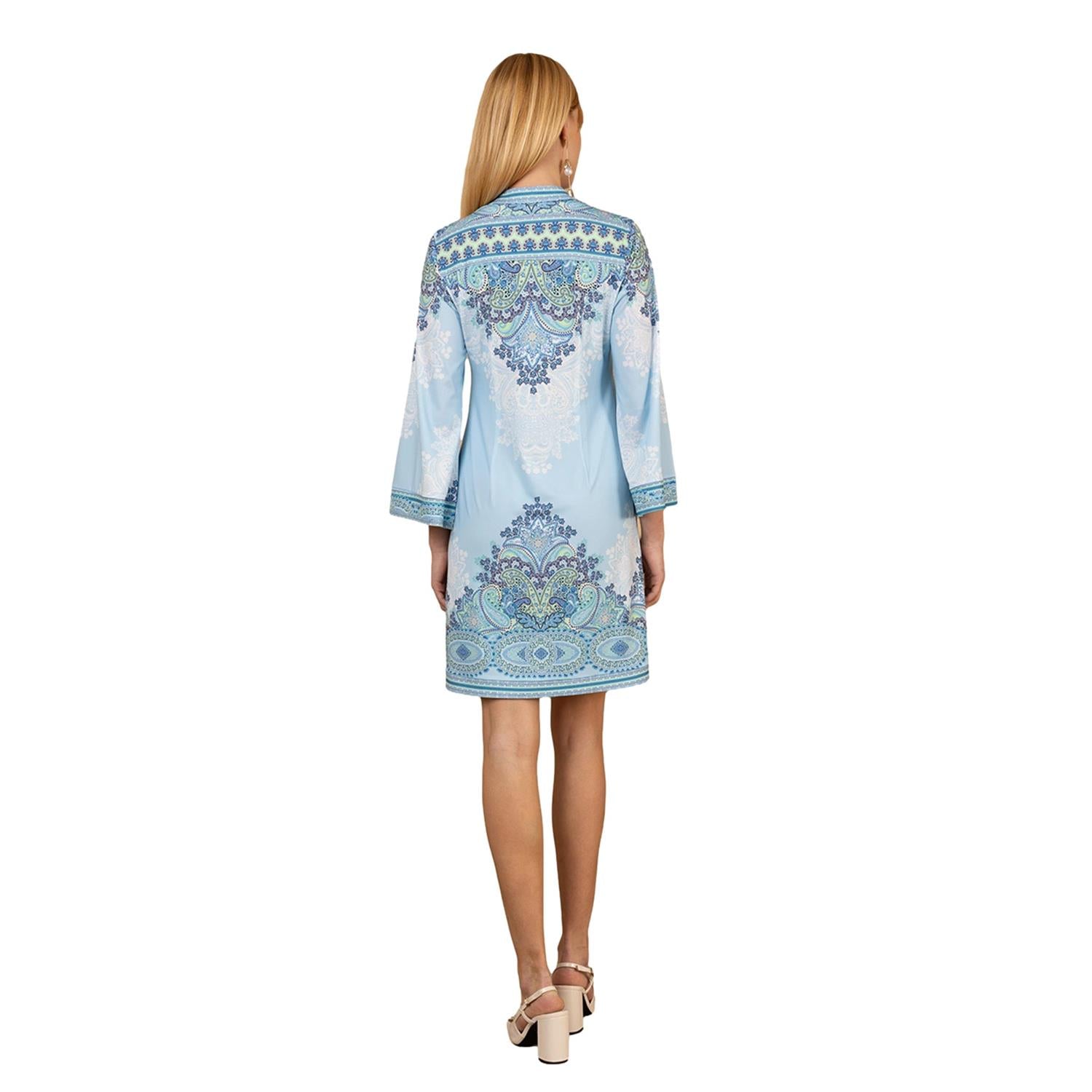 Hale Bob Keyla Dress Kjole Blå - chrismoa.no