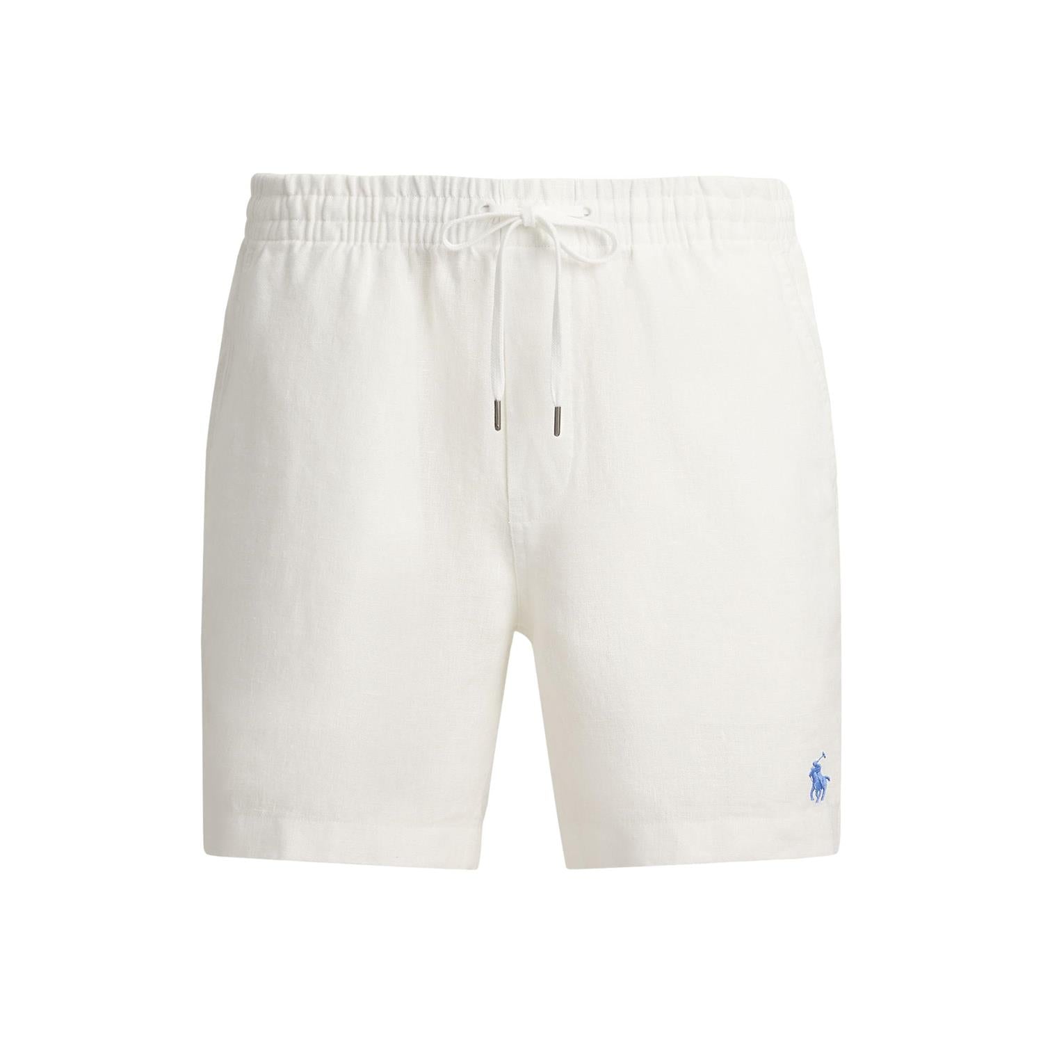 Polo Ralph Lauren 6-Inch Polo Prepster Linen Short Shorts Hvit - chrismoa.no