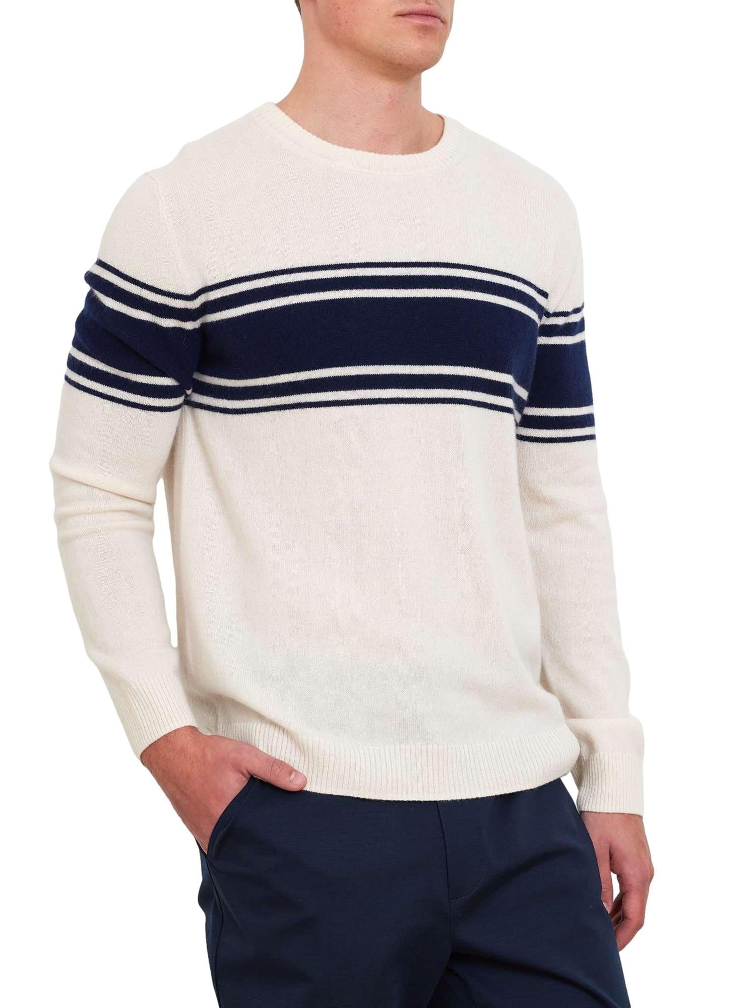 We Norwegians Yacht Sweater Men Genser Off-White - chrismoa.no