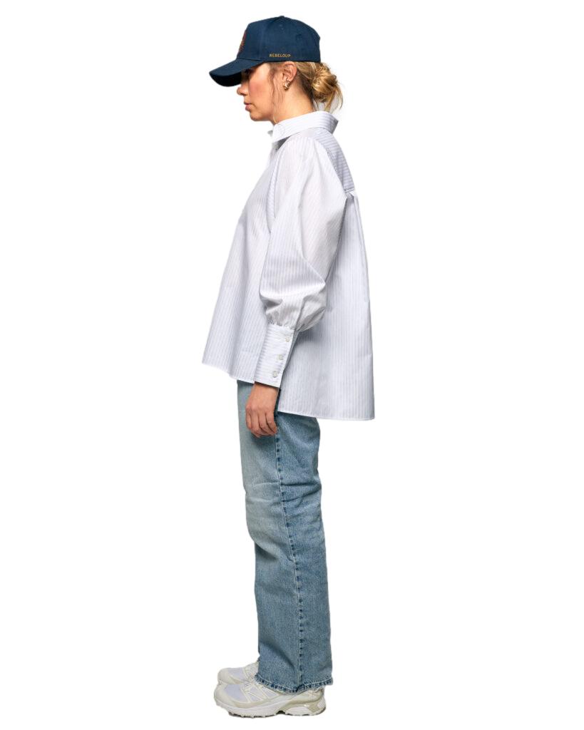 REBELOUP Anne Skjorte Striper - chrismoa.no