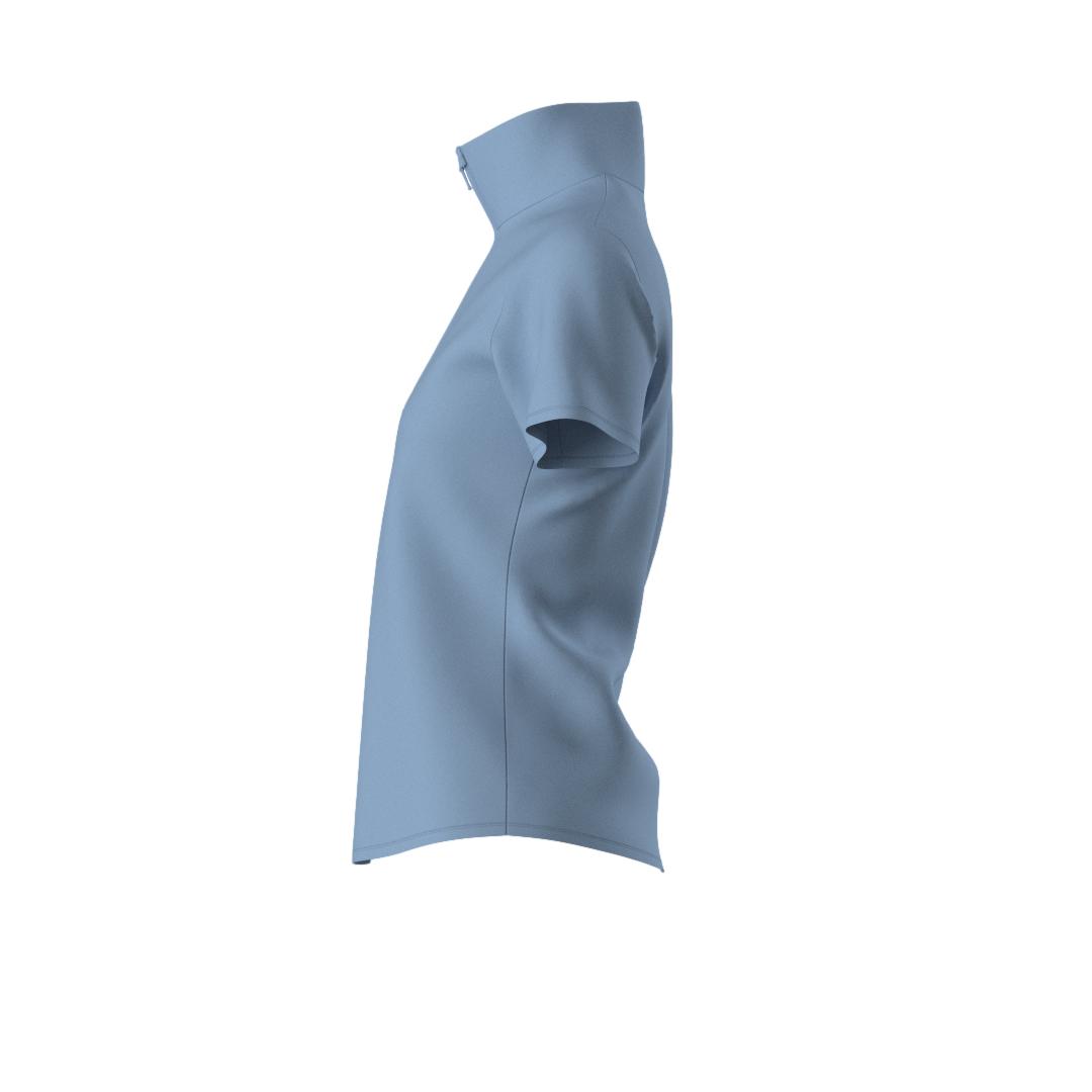 We Norwegians Honar Zipped top T-Shirt Lyseblå - chrismoa.no