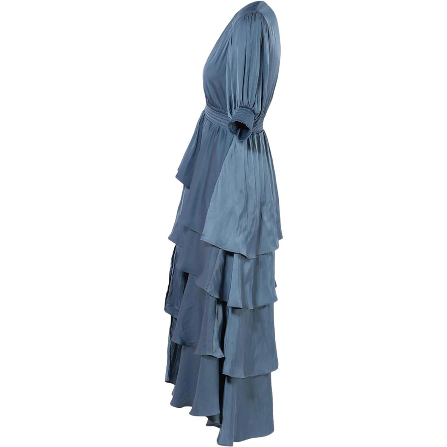 Hale Bob Milana Solid Dress Kjole Dueblå - chrismoa.no