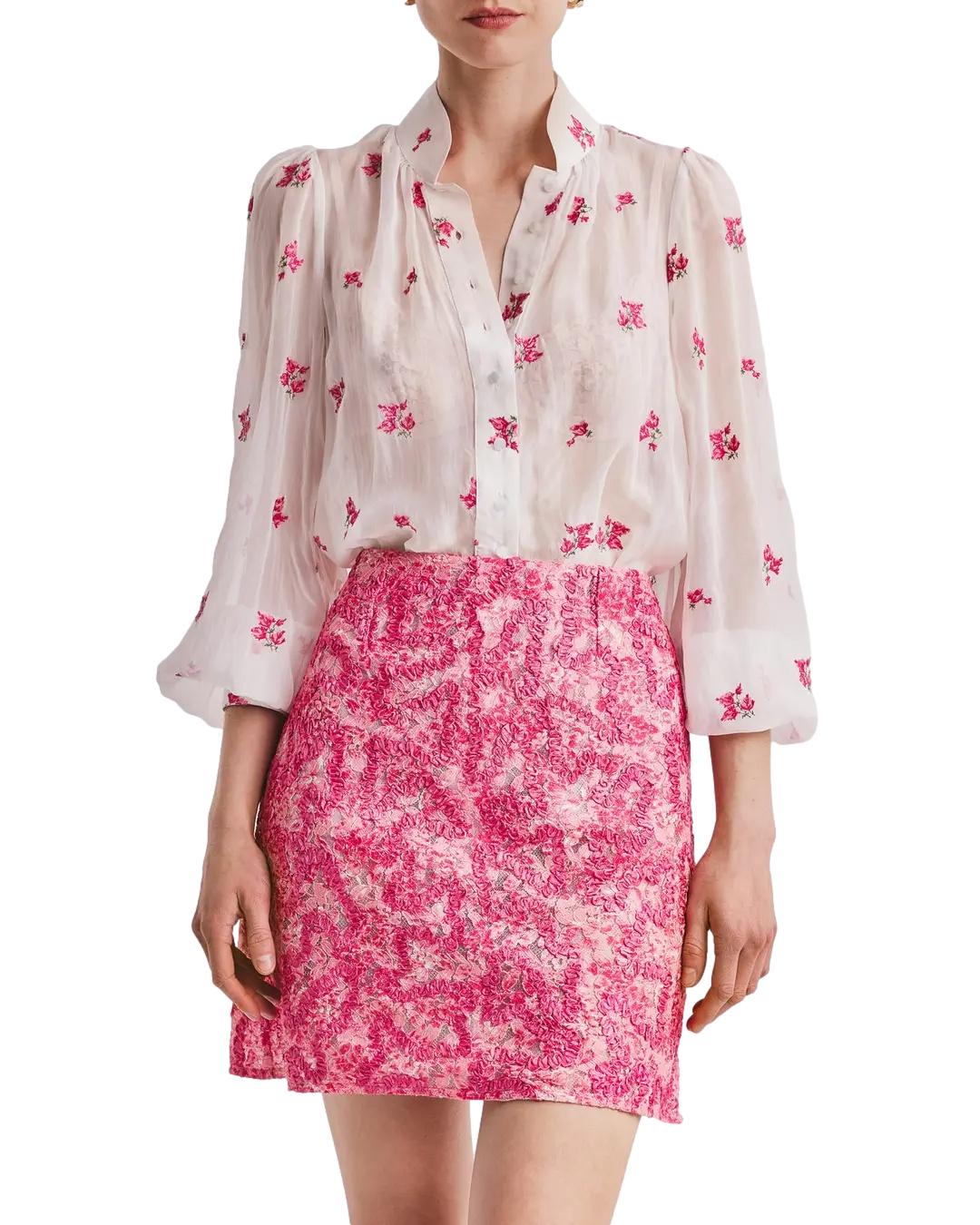 By TiMo Organza Blouse Bluse Rosa - chrismoa.no