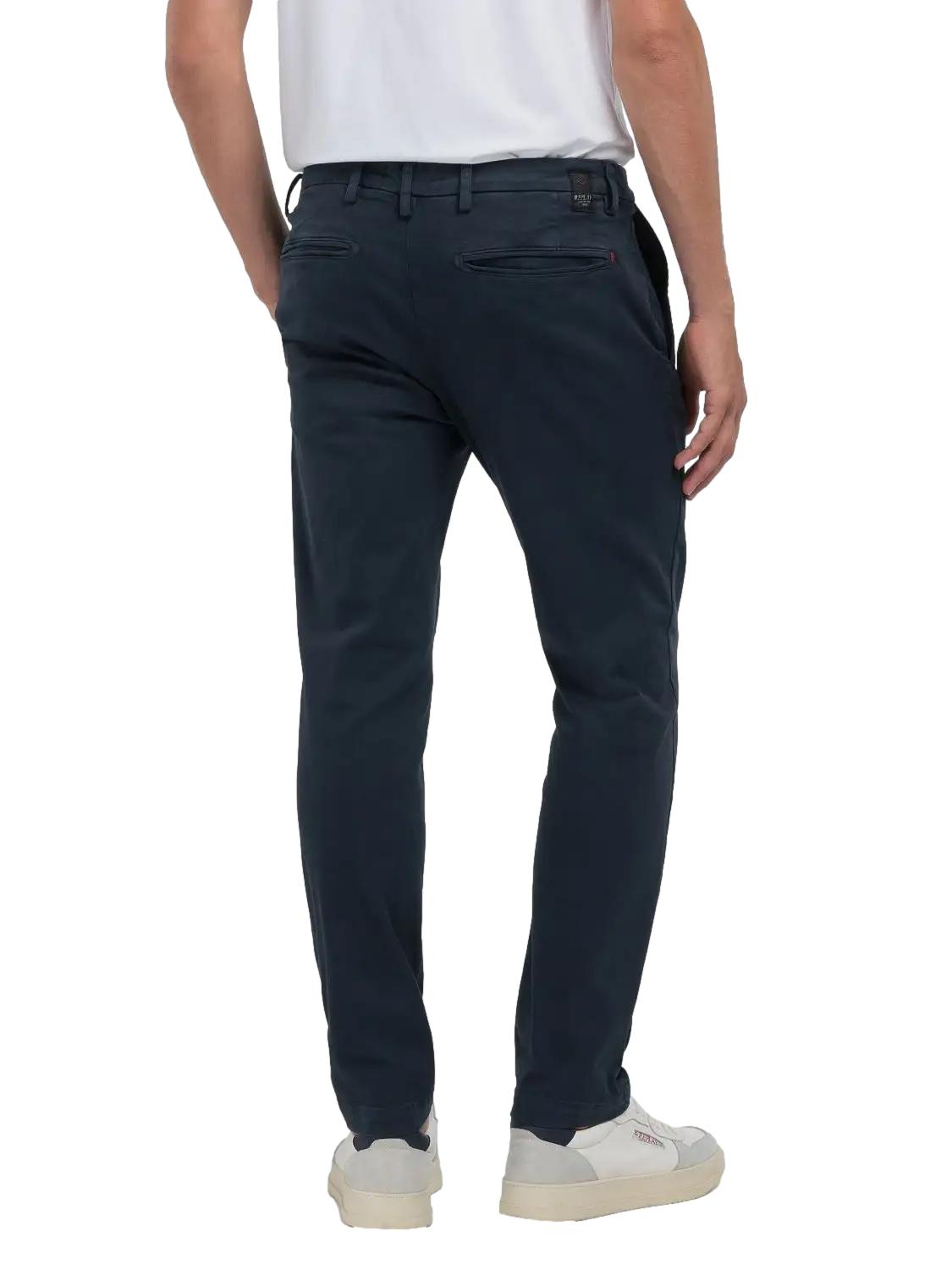 Replay Benni regular-fit-chino Bukse Blå - chrismoa.no