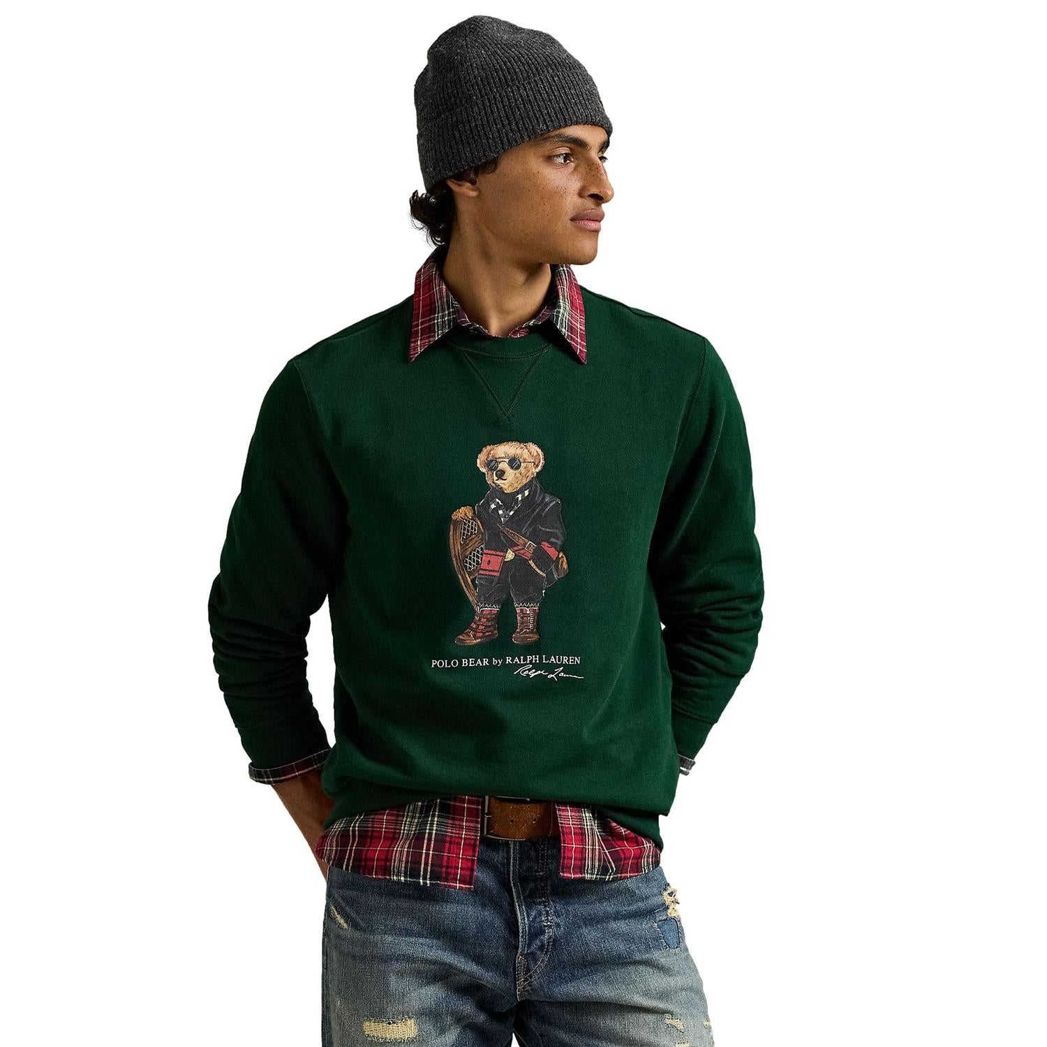 Polo Ralph Lauren Polo Bear Fleece Sweatshirt Genser Flaskegrønn
