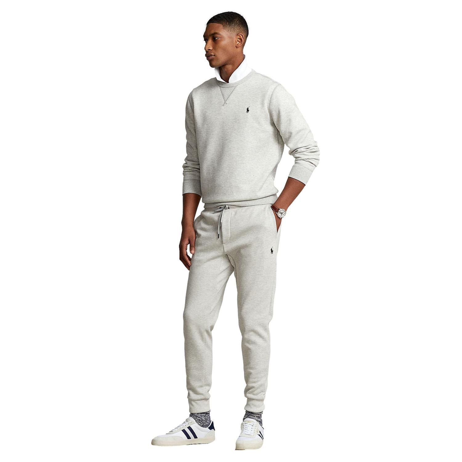 Polo Ralph Lauren Double Knit Joggerpant Joggebukse Lysegrå - chrismoa.no
