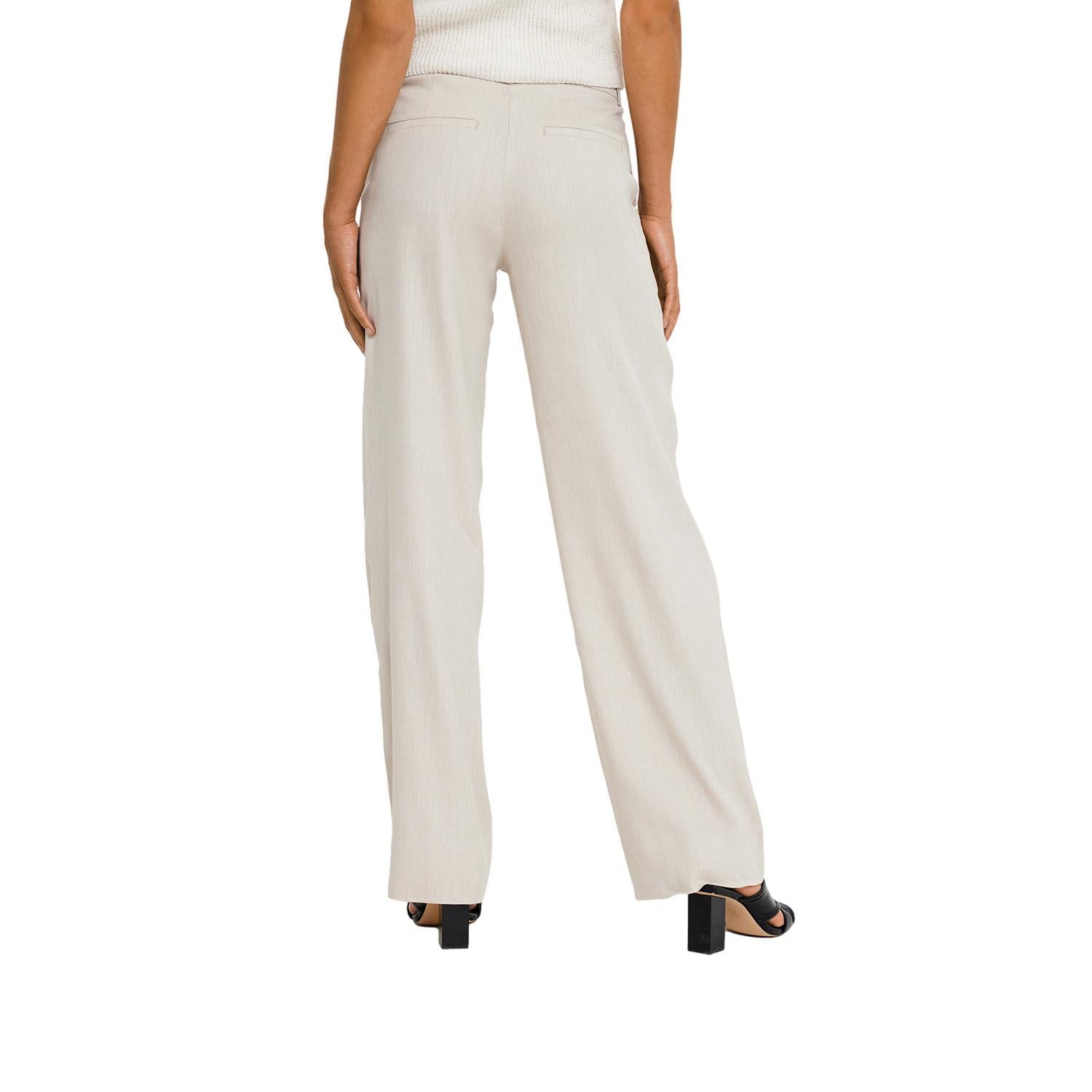 Five Units Dena 769 Sand Linen Bukse Sand - chrismoa.no