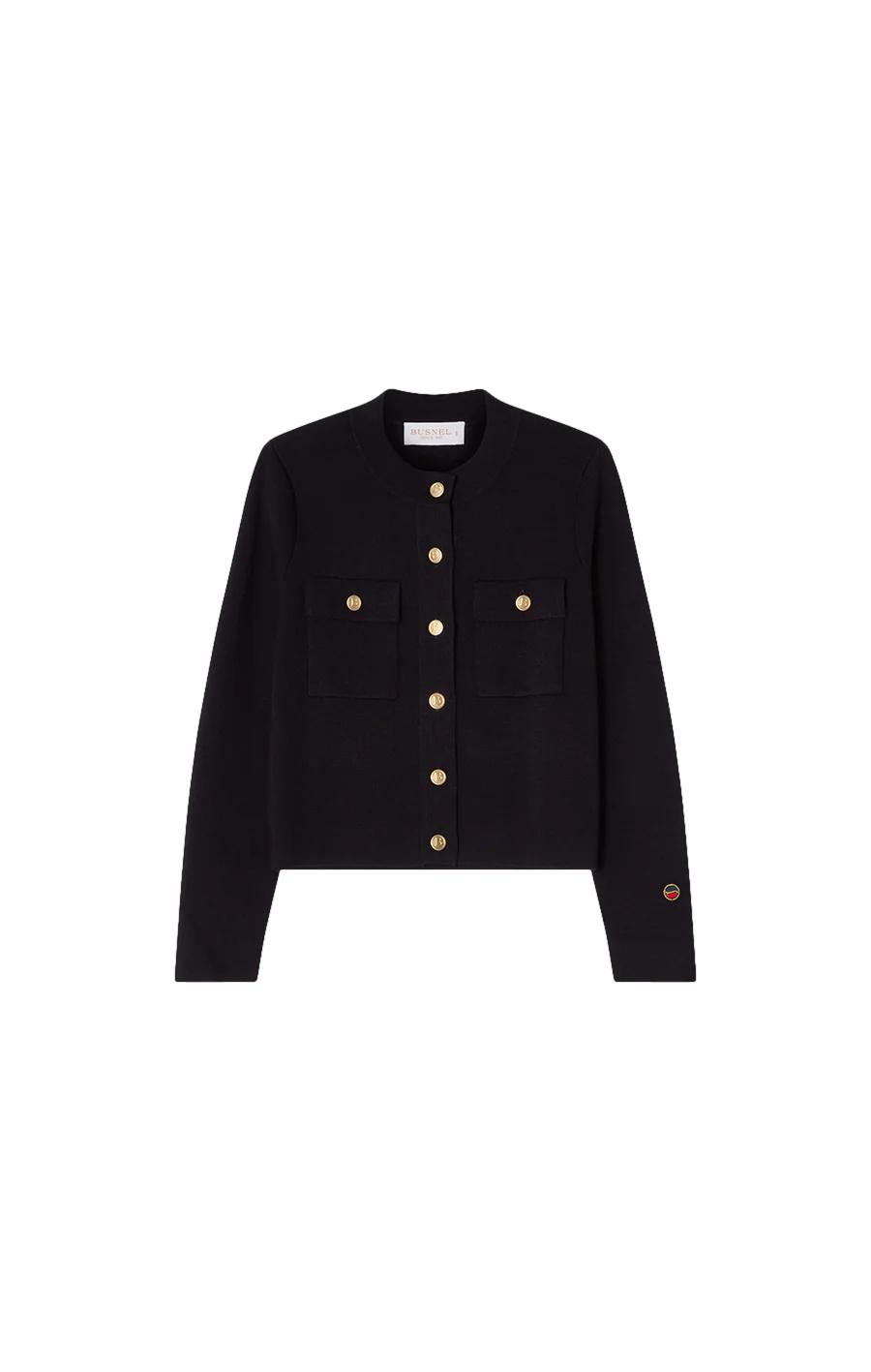 Busnel ALLIE SOLID CARDIGAN Genser Marine - chrismoa.no