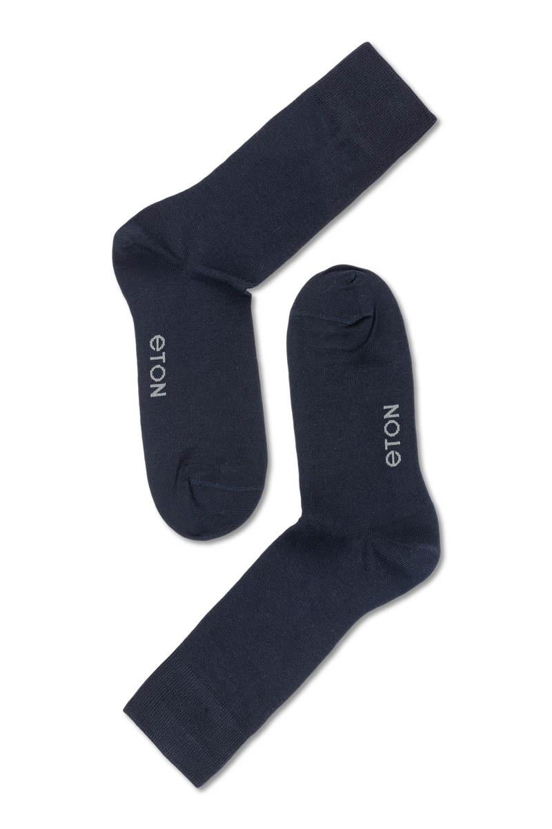 Note Silver Cotton/Lycra Plain Strømper Marine