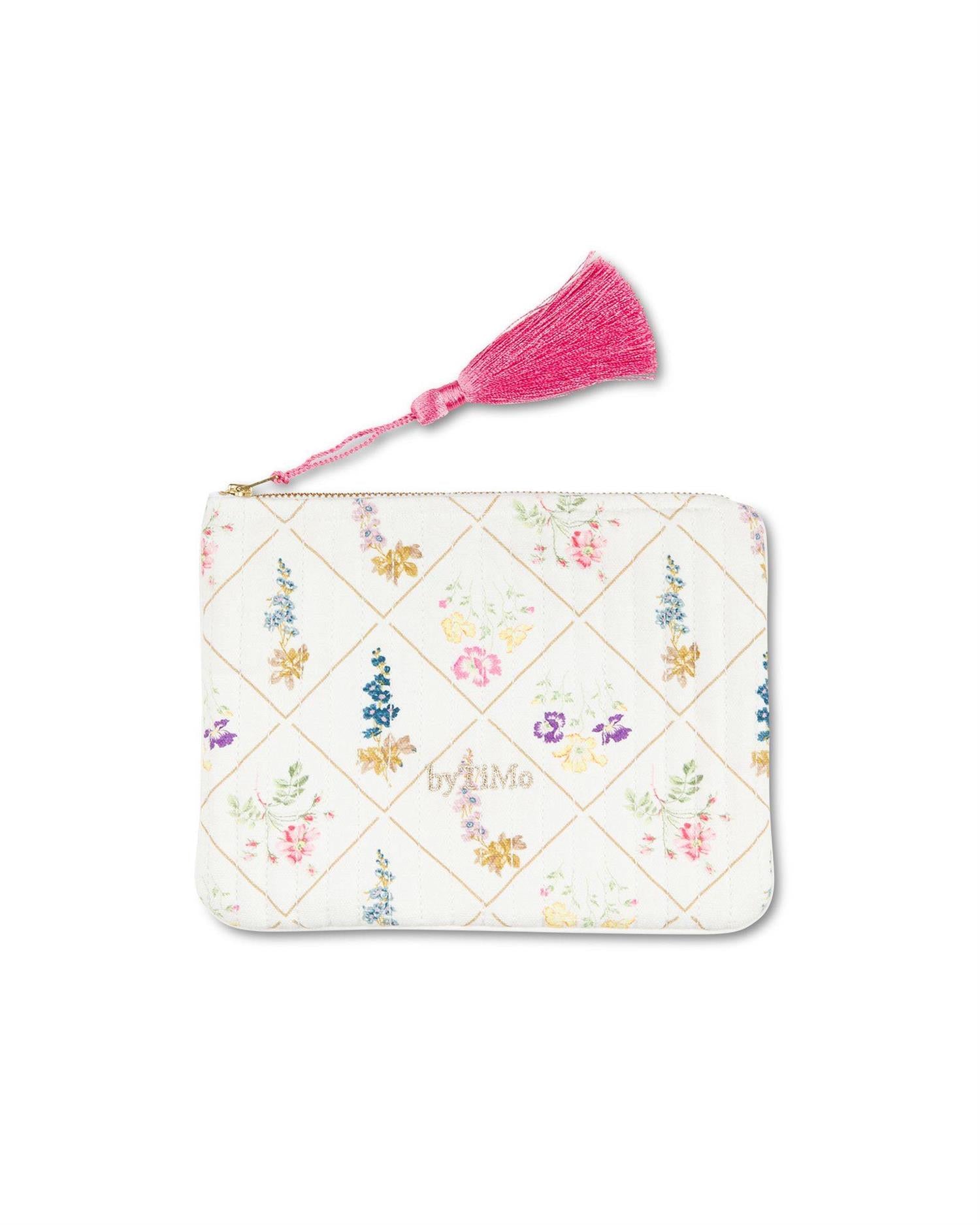 By TiMo Zipper Pouch Toalettmappe Blomster - chrismoa.no