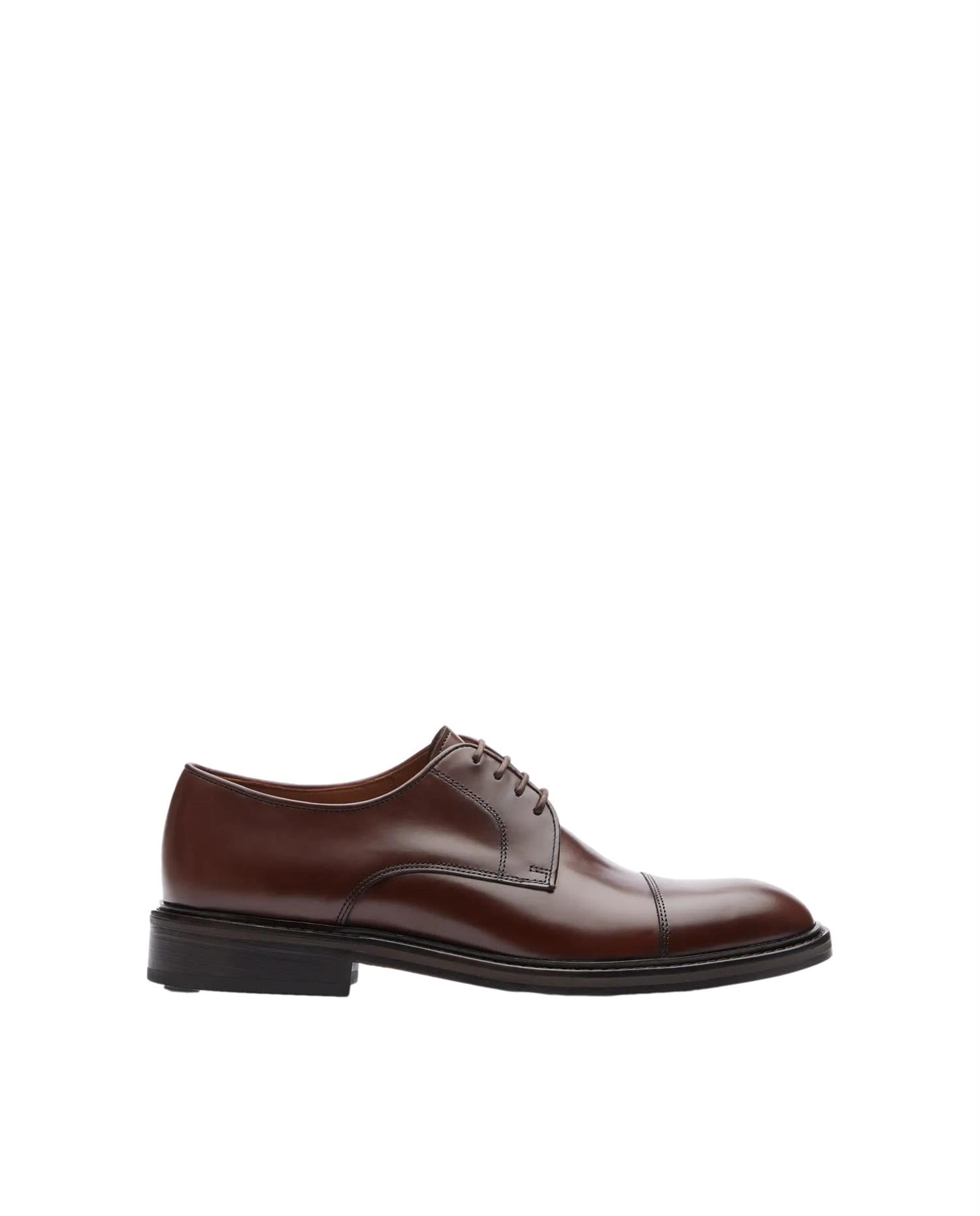 Lottusse Harrys Brown Bright Calf Derby Sko Brun - chrismoa.no