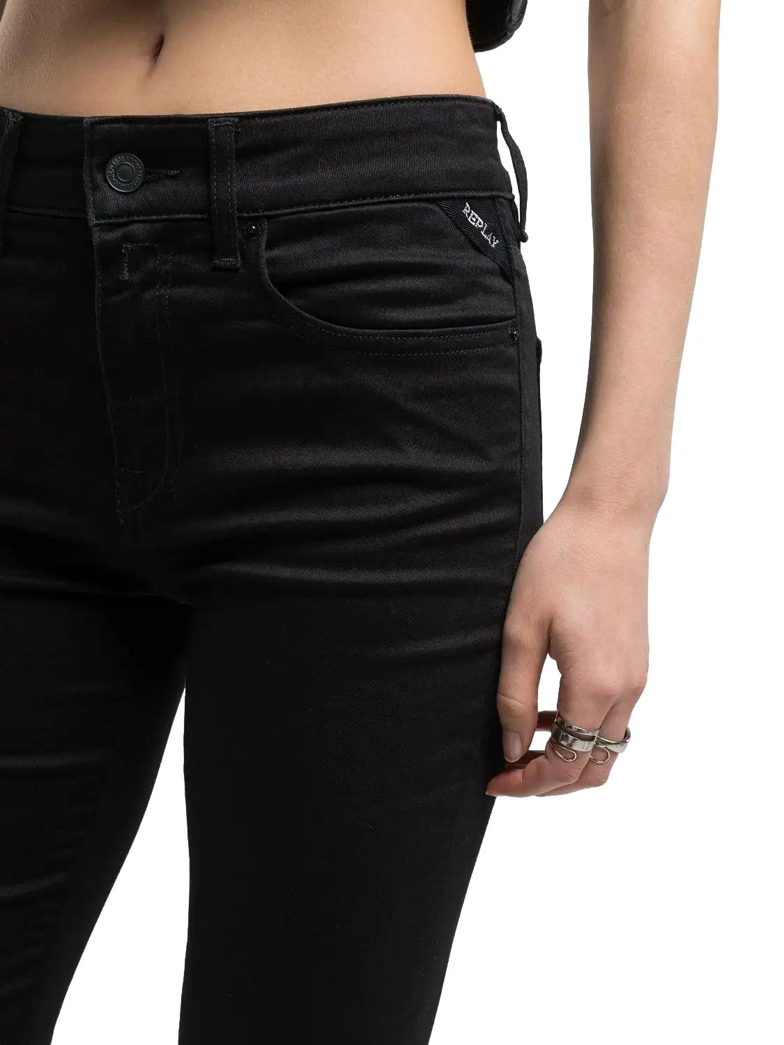 Replay Joella Jeans Sort - chrismoa.no