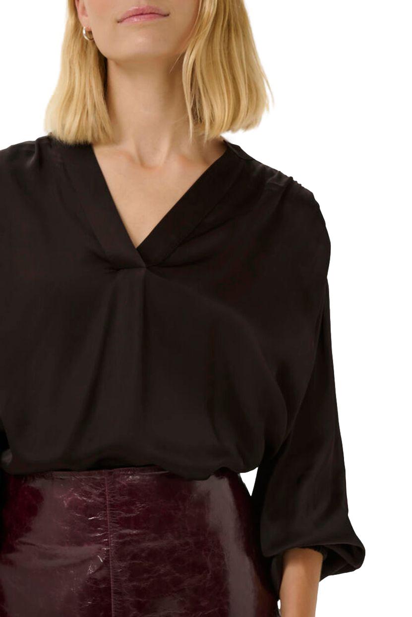 Part Two NatalesPW BL Bluse Brun - chrismoa.no