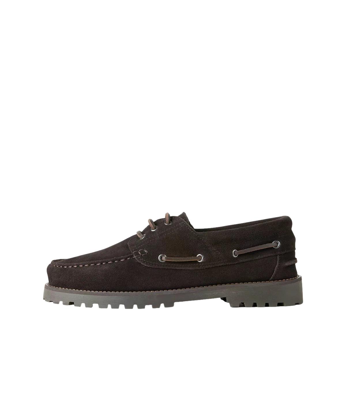 Garment Project Ollie Boat shoe - brown suede Sko Brun