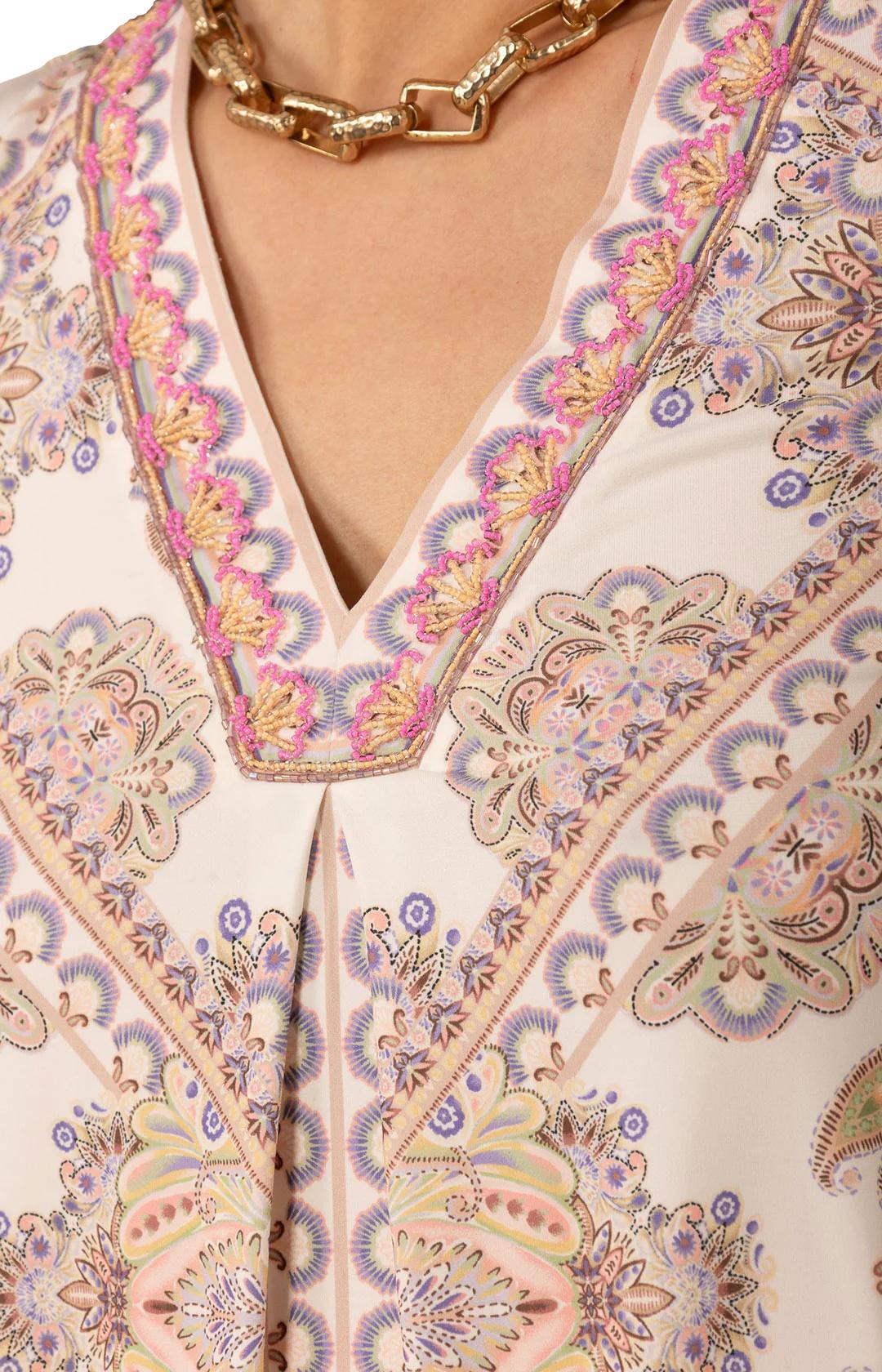 Hale Bob Zariah Beaded Dress Kjole Mønster - chrismoa.no