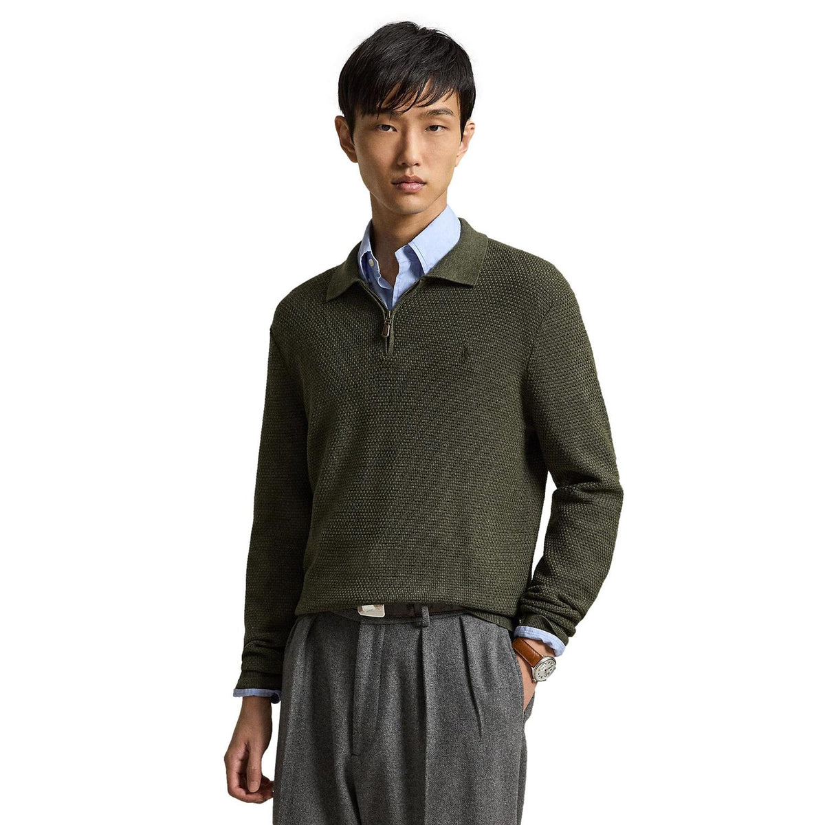Polo Ralph Lauren Washable wool polo Genser Grønn